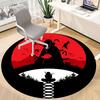 1pc Naruto Chest Office Round Area Rug, Indoor Mat Suitable For Office, Under Office Chairs Bedroom Living Room Home Decor, Room Deco