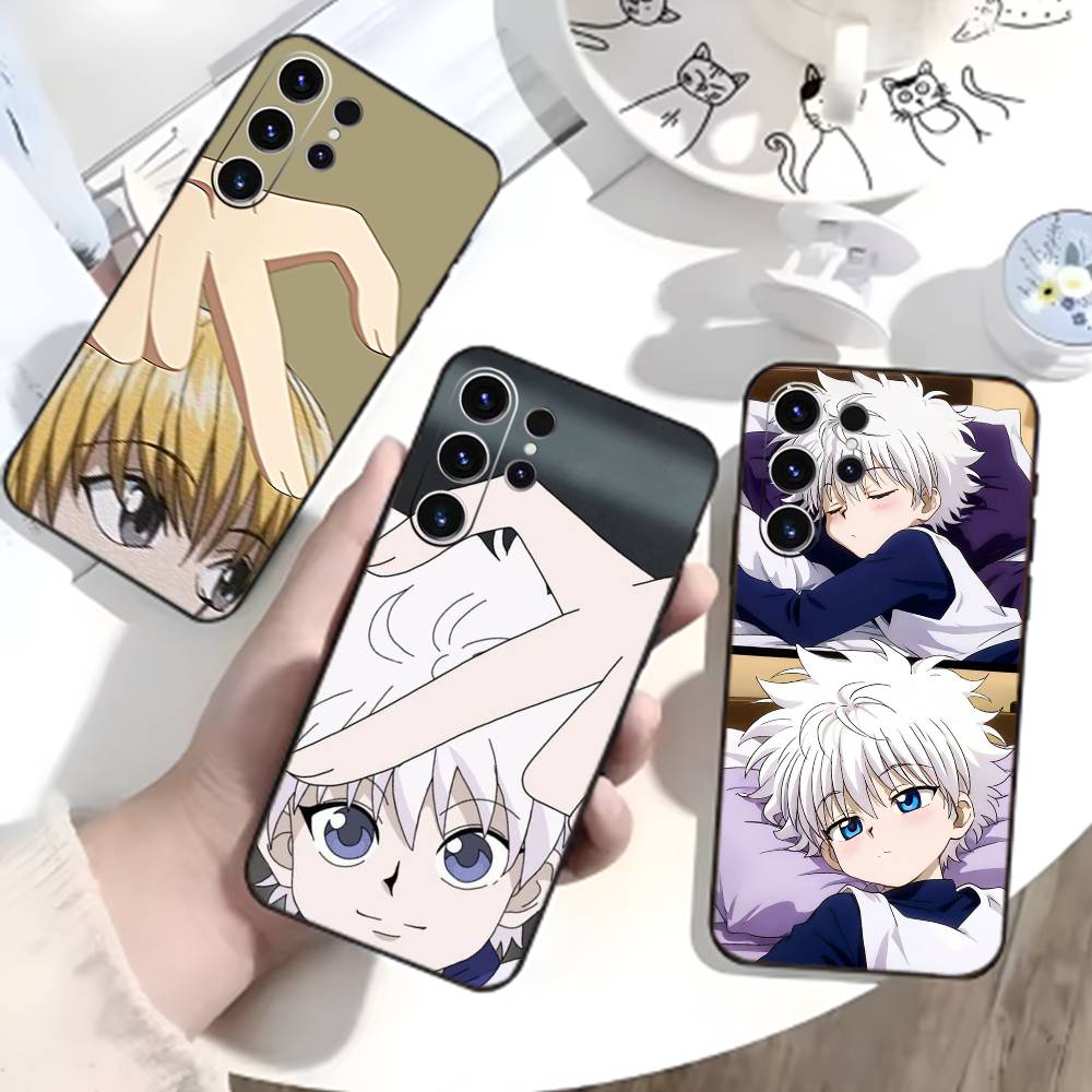 S-Killua Zoldyck H-Hunter X Hunter Phone Case For Samsung S26,S25,S24,S23,S22,S21,S20,Plus,Fe,Lite,Others Black Cover