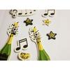 Glitter Puffy Stickers - Party and Champagne