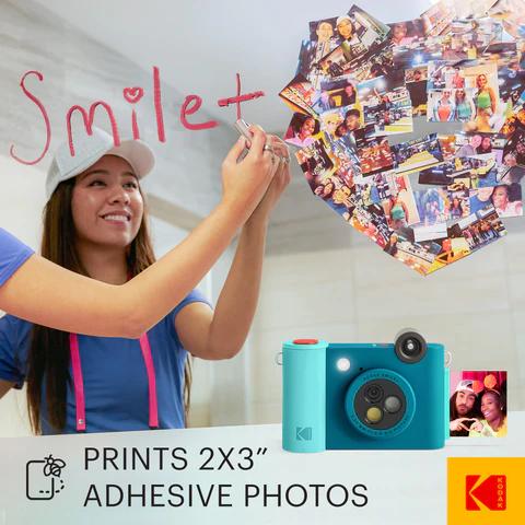 Kodak SMILE+ Instant Print Camera, 2x3'', Blue
