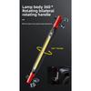 LED COB Flashlight Work Light: Magnetic, Dual Hooks, Foldable Rotatable, Rechargeable, Long-Runtime Outdoor Emergency Light