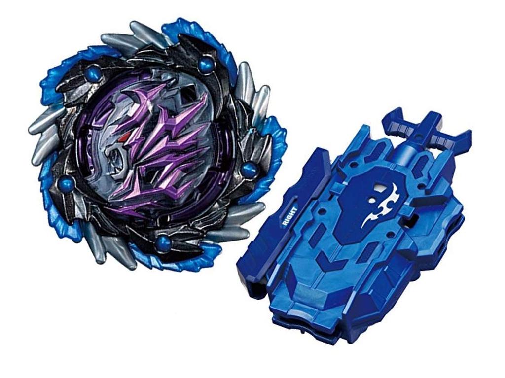[B-00 Dark Amaterios.0.X' Launcher Set] Limited Edition B-00 Dark Amaterios.0.X' + B-119 Bey Launcher LR Blue
