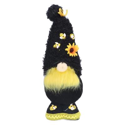 Gesichtlose Puppe Zartes Niedliches Maskottchen Plüsch Gnom mit Gelber Sonnenblume Gnompuppe für Ostern