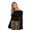 I Saw It First Womens/Ladies Bouclé Bandeau Jumper
