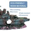 Aquarium Ship Decoration Realistic Pirate Ship  Aquarium Landscaping Ornaments For Fish Tank
