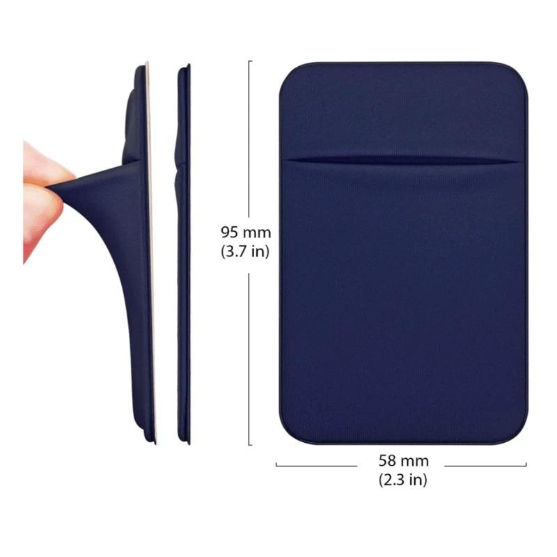 Leica Mobile Phone Back Sticker Card Holder Back Slot Business Card Holder Wallet Box Strong Adhesive Seamless Mobile Phone Bag