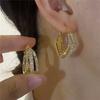 Unique Geometric Square High-end Earrings