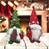 Christmas Decoration Holy Faceless Doll Ornament Wholesale Stock 31*16*7cm Handcrafted Green/red