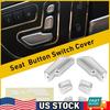 Silver Door Seat Adjust Button Cover Switch Trim for Mercedes-Benz E Class W212