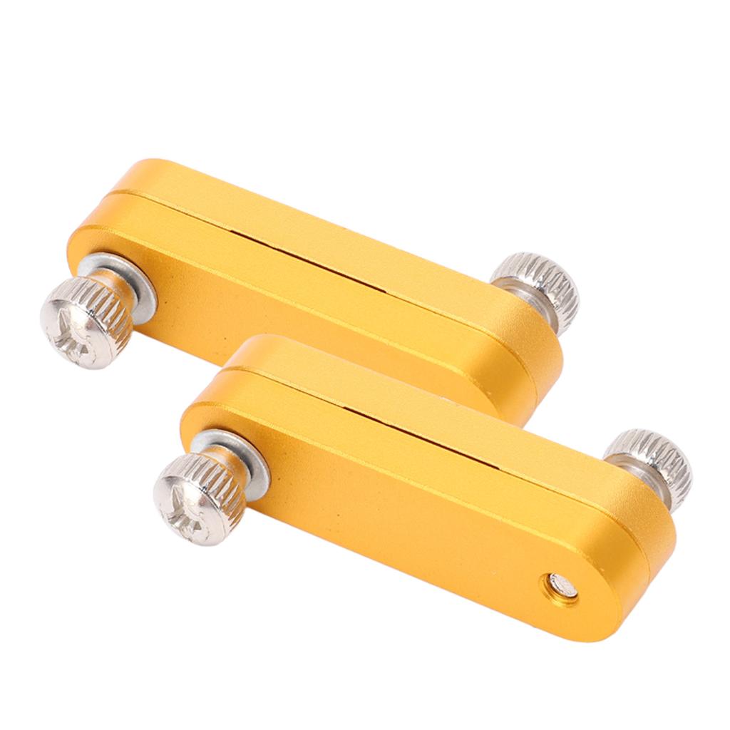 2PCS Ruler Limit Block Aluminum Alloy Accurate Adjustable Thickness Ruler Stop Fence for