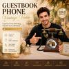 Telefon Nou Elegant pentru Cartea de Oaspeți Video Înregistrare Mesaje Video Audio pentru Cabine Telefonice Decorațiune Telefon Retro