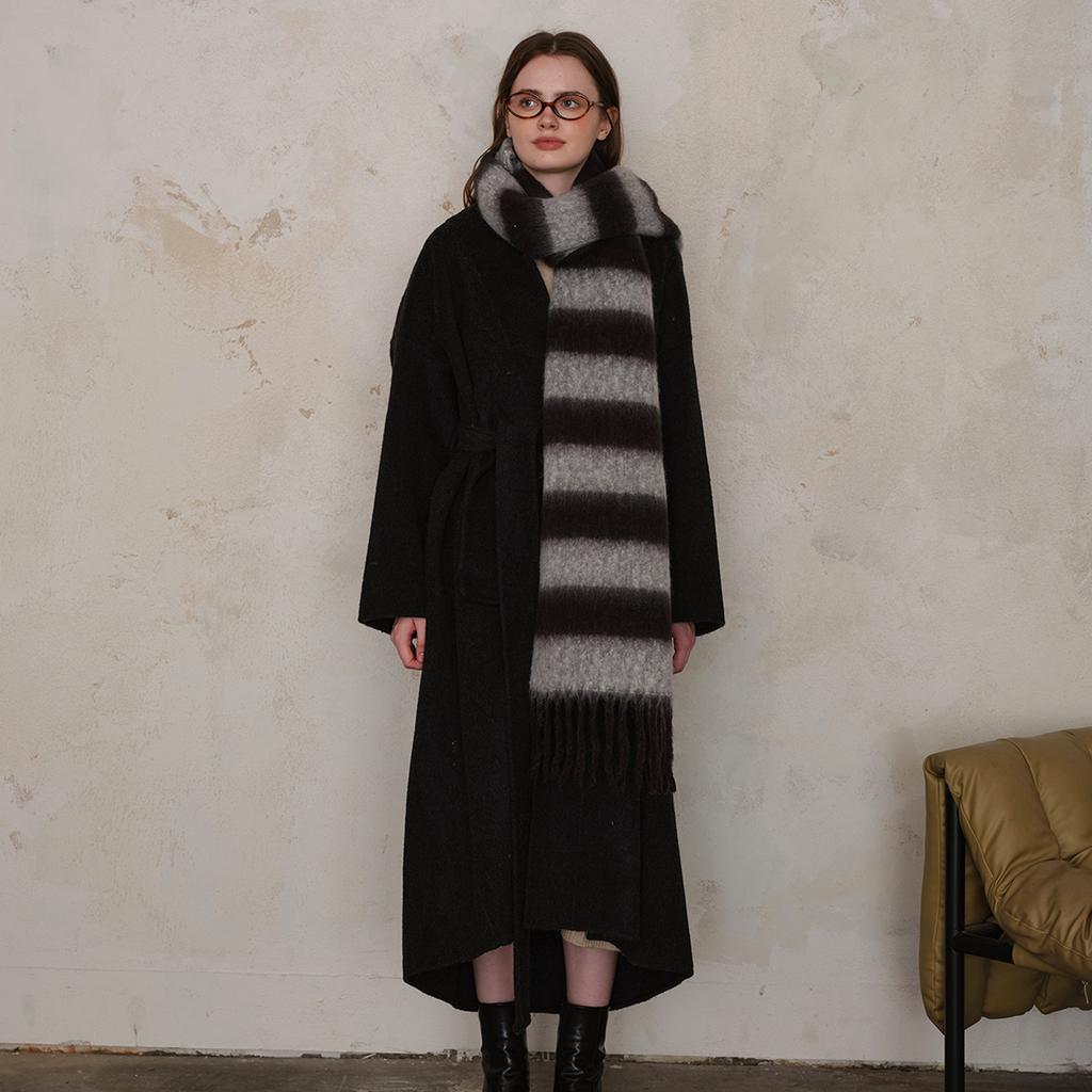 10-color new acrylic imitation cashmere plaid scarf women's fringed autumn and winter thickened warm scarf shawl