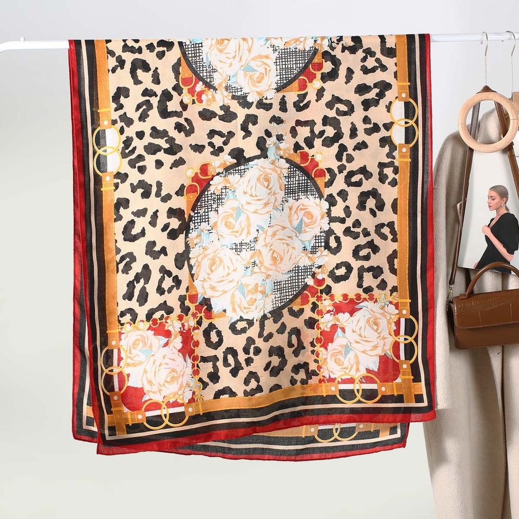 2025 New Cotton and Linen Feel Simple Color Matching Scarf Korean Version Fashion Foreign Style Travel Sunscreen Yarn