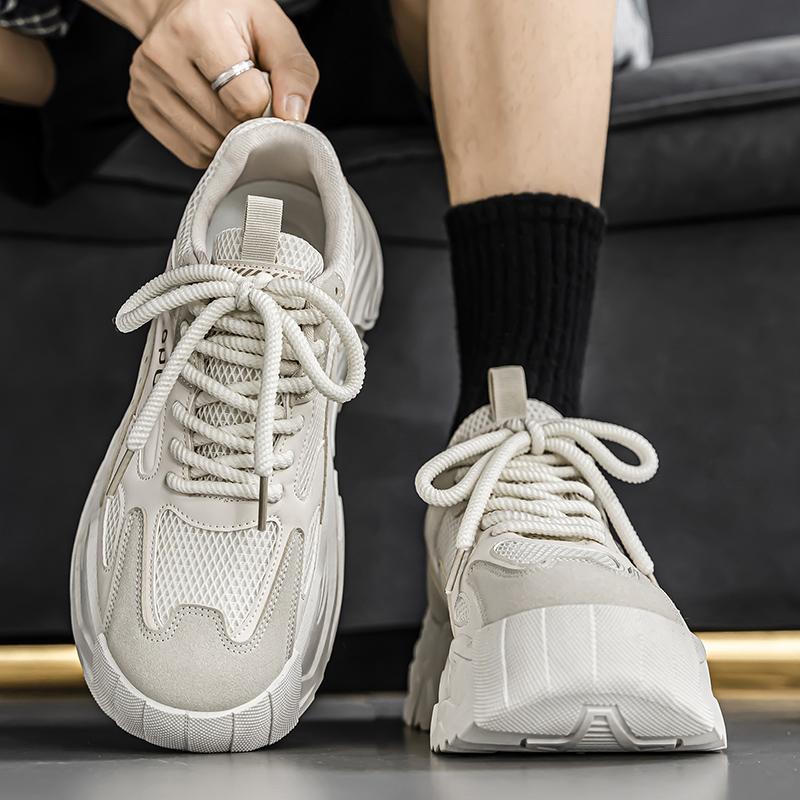 Thick Bottom Breathable Versatile Men's Shoes Quality Men's Shoes 2025 Trendy Fashion Sports Leisure Breathable  Comfortable Ant