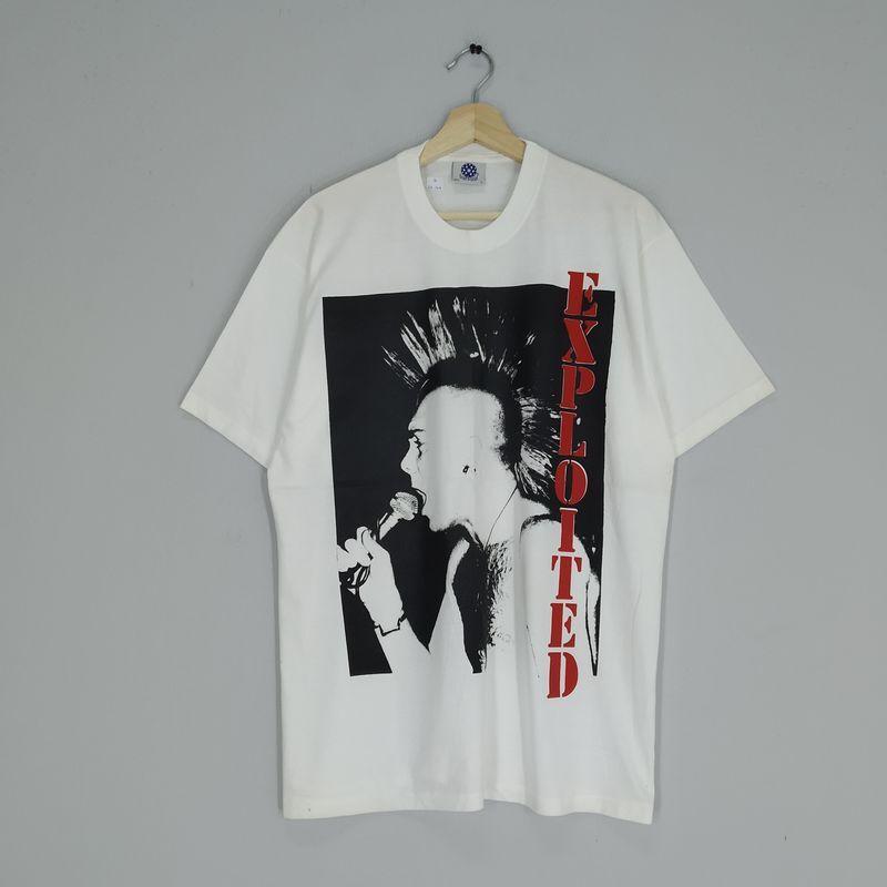

Vintage 90039s The Exploited Scottish Punk Rock Band Unisex Tshirt S5XL KH10501 Unisex T-Shirt XL