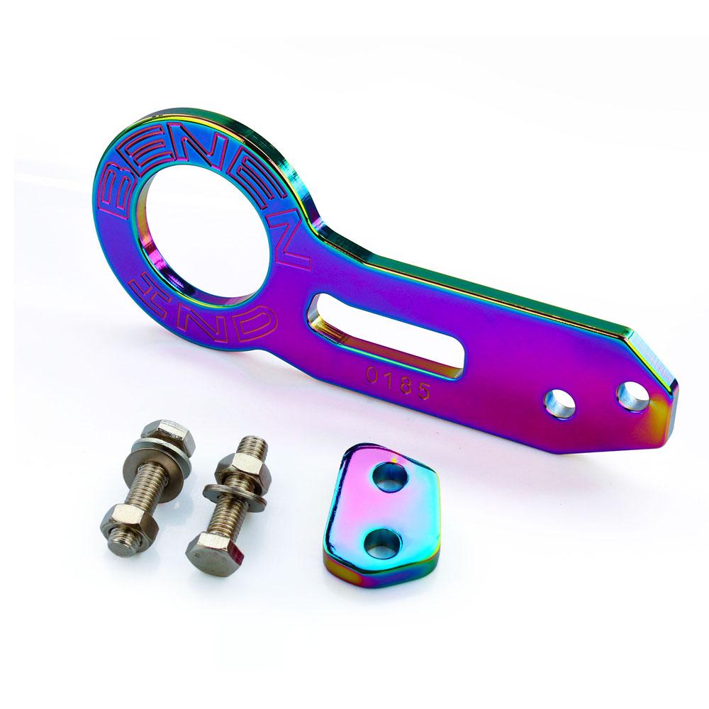 RASTP-1 Set Universal Aluminum Alloy Racing Rear Tow Hook Rear Tow Hook for Honda Civic Benen 0185 RS-TH002