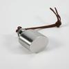 Easy to Carry Steel Liquor Flask Convenient 1oz Flask Silver Finish Alcohols Storage Container