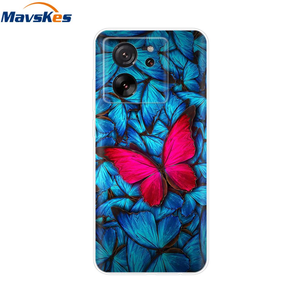 Clear Silicone Case For Xiaomi 13T Pro Back Cover For Xiaomi 13T Case Soft TPU Bumper Protective Phone Cases Mi13T Fundas Coque
