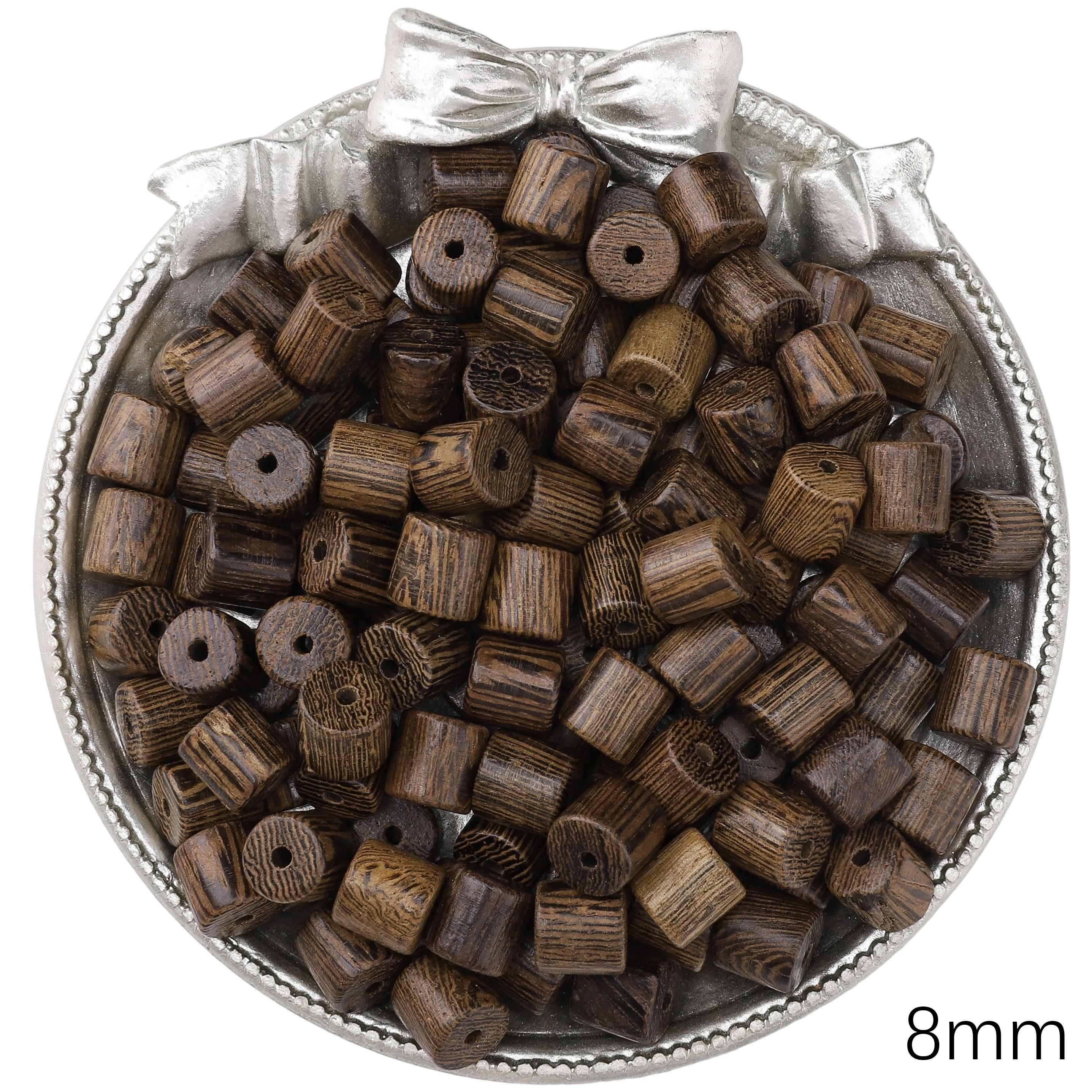 

Деревянные круглые бусины для изготовления украшений своими руками, браслетов, ожерелий Wood barrel 8mm 20pcs