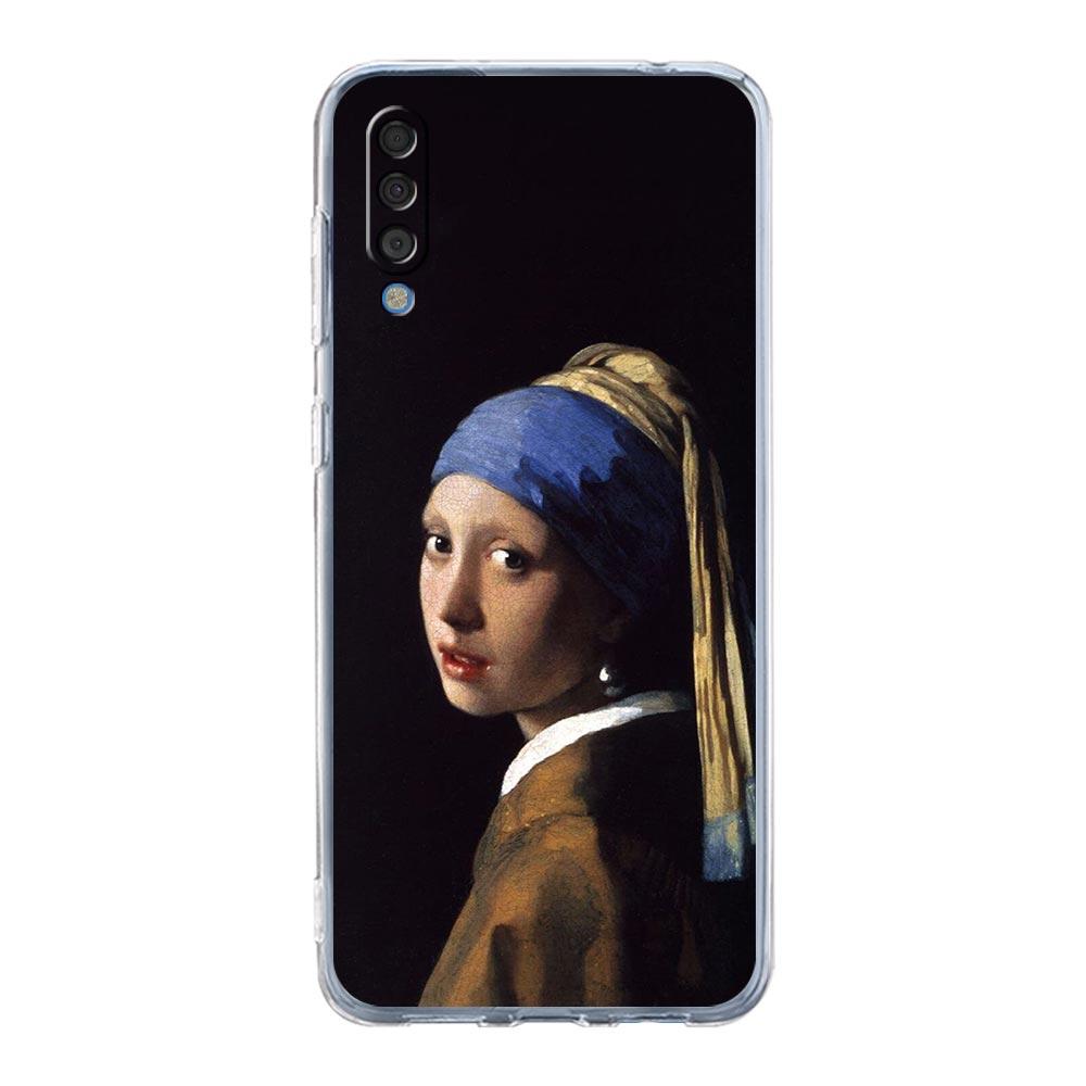 Phone Case For Samsung A14 A50 A70 A30 A40 A20E A10S A20S A02S A04S A12 A22 A32 A34 A52 5G A54 Renaissance Art Painting Cover