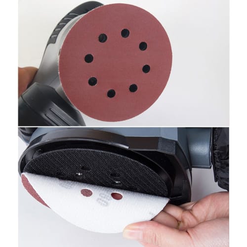 MINBOOT Water-Resistant Sandpaper, 24-Piece Set (320, 400, 600, 800, 1000, 1200, 1500, 2000, 3 Each) Round, 125mm Diameter, 8-Hole Disc Sander, Sandin