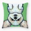 Sofa Pillowcase Bedroom Decoration Cushion Cover Cute Dog Yorkie Pug Pillow Car