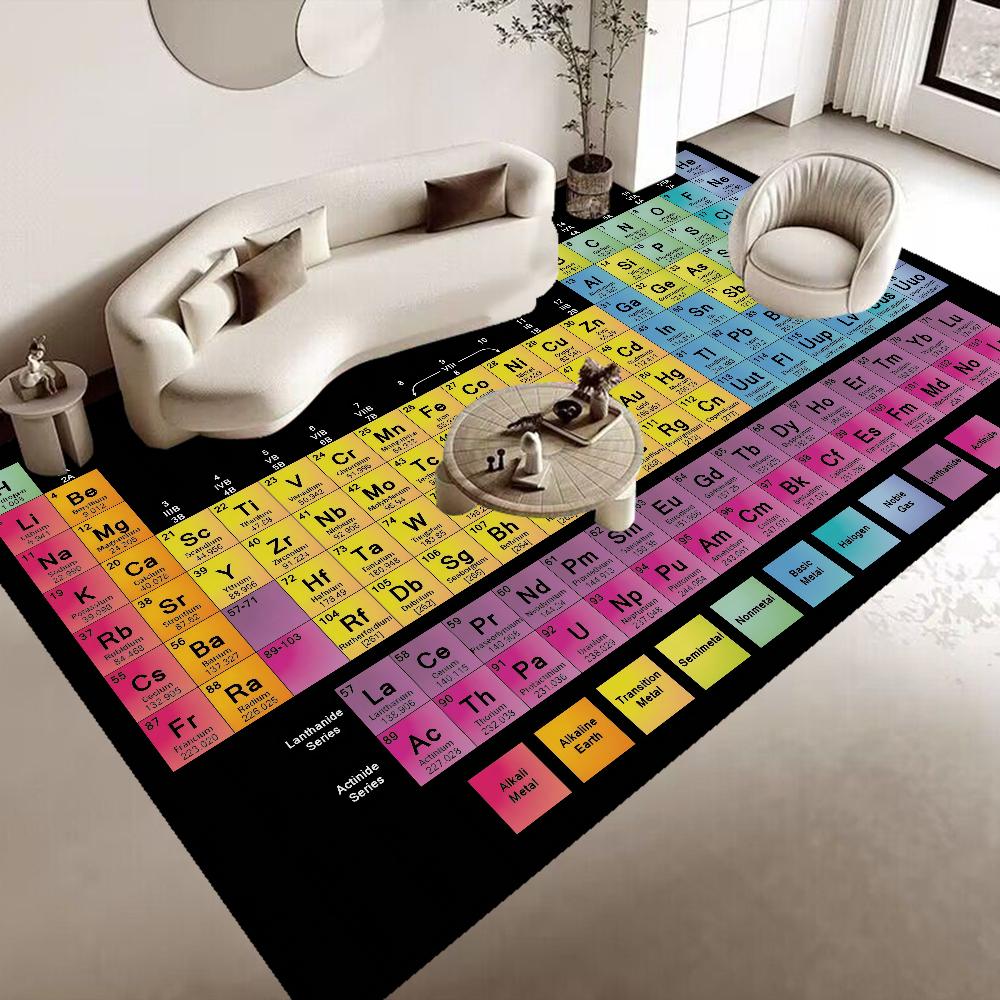 Układ Okresowy Pierwiastków Mata Łazienkowa Antypoślizgowa Wchłaniająca Wodę Długi Pasek Poduszka Mata do Sypialni Mata Dekoracyjna do Hotelu