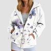 Streetwear Colorful Butterfly Hoodie Jackets for Women