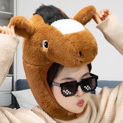 Klobouk Roku Koně, Cosplay Kostým Zvířecí Pokrývka Hlavy pro Hospodu Vánoční Maškarádu