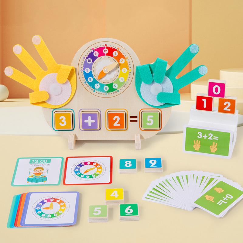 Montessori Math Learning Aids for Kids: Educational Toys for Addition & Subtraction