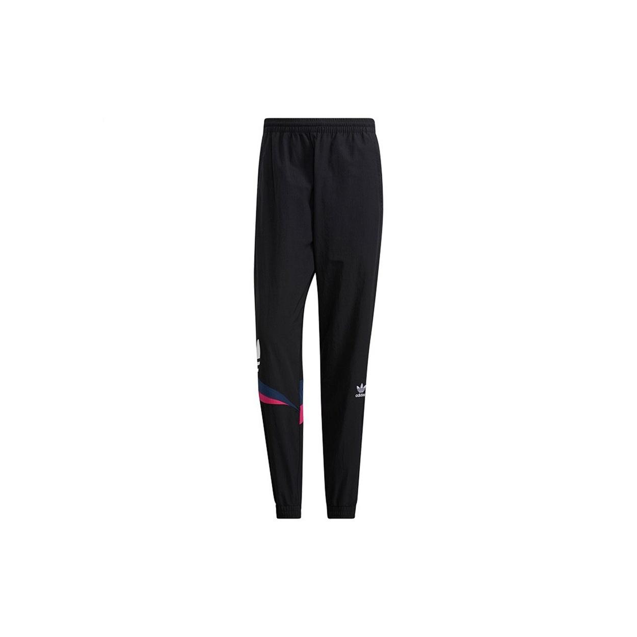 Men s adidas originals Woven Training Sports Gym Long Pants/Trousers Black H46702 XXL