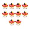 10Pcs Disposable Plastic Mousse Cup Cups for Parties Clear Pudding Dessert Weddings And Catering Events Small