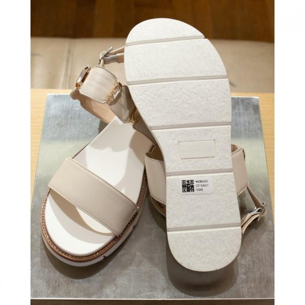 Vainer Women S Comfort SandalS Ivory C015a