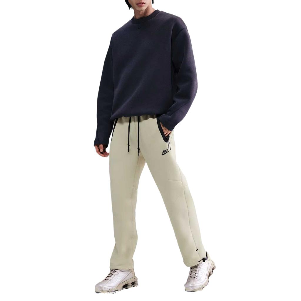 Nike Knitted Sweatpants Men's Light Khaki Moderate Cuffed Pants HJ6534-234