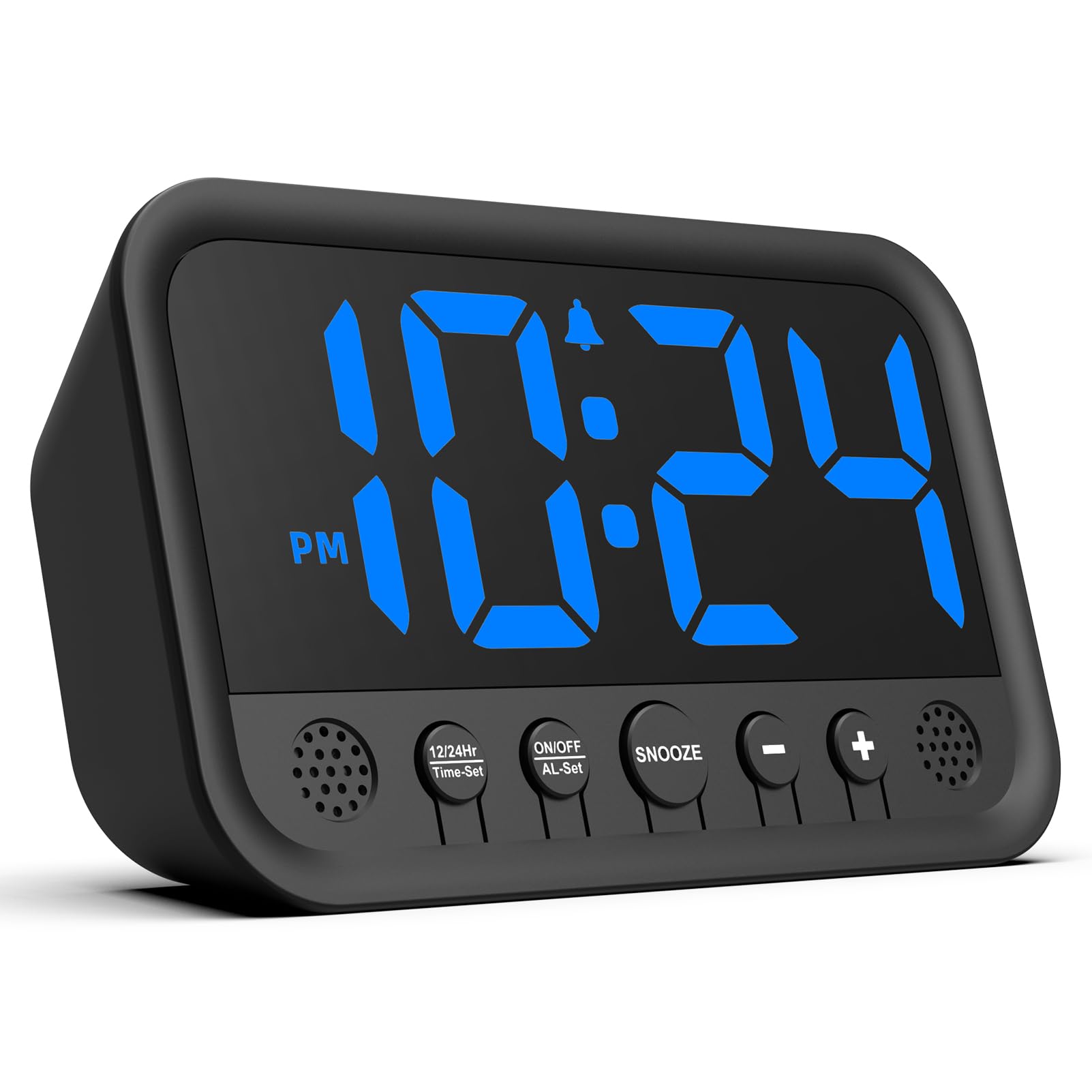 

LLR104 Adjustable Volume Digital Alarm Clock USB Powered LED Display Desktop Clock with Snooze Function D