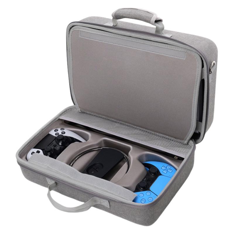 Hard Shell Carrying Case Protective Case for PS5 Slim for PS5 Slim Console Controllers and Other for Playstation 5 Slim Console