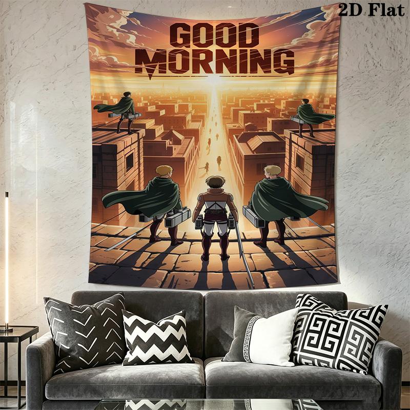 Dark Warrior Tapestry Bold Art Space Tapestry Background Cloth Wallmounted Work Of Art Home Decor Homestay Soft Decoration Tapestry