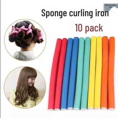 Sponge Hair Curlers - Damage-Free Styling Tool for Effortless, Fluffy Curls
