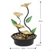 Tabletop Fountains with Lights Includes Small Water Fountain for Bedroom Living Room