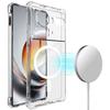 Magnetic Case For ZTE Nubia Z80 Ultra Z70 S Z60 Ultra For MagSafe Transparent TPU Soft Silicone Phone Cover Shockproof Bumper