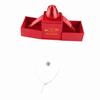 Proposal Ring Box with Necklace Earrings Jewelry Storage Rose Shape Pendant Case for Wedding