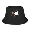 Duck Goose Accessories Bucket Hat Style Men Women Sun Hat Biting Knife White Goose Bob Packable Fishing Fisherman Cap Camping