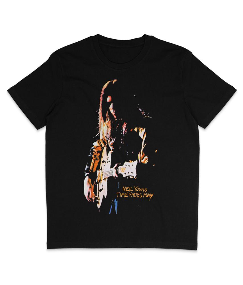 

Neil Young - Time Fades Away - 1973 - Guitar - Organic T-Shirt - Folk - Country L