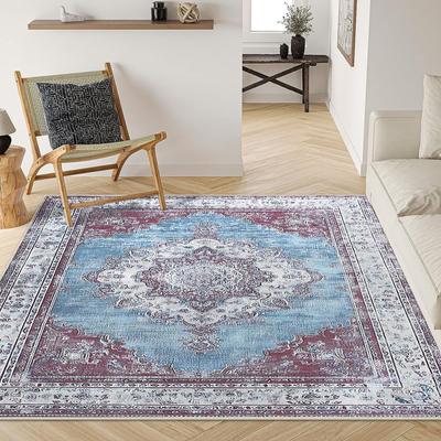 Tappeto Retro in Stile Persiano per Soggiorno 200x300 Tappeti di Lusso per Ampia Area per Decorazione Camera da Letto Facile da Pulire Antiscivolo Tappetino per Salotto