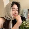 Lace Triangle Hair Scarf Headscarf Elegant Headwear Ins Women Head Coverings