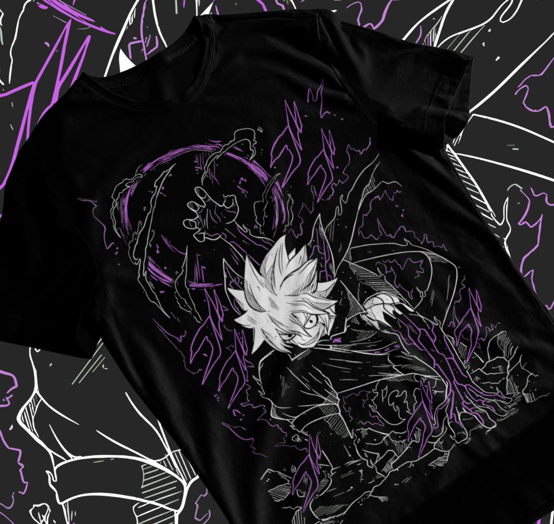 Fairy Tail Natsu Dragneel Gray Fullbuster Anime Unisex T-shirt Soft Tee All Size L