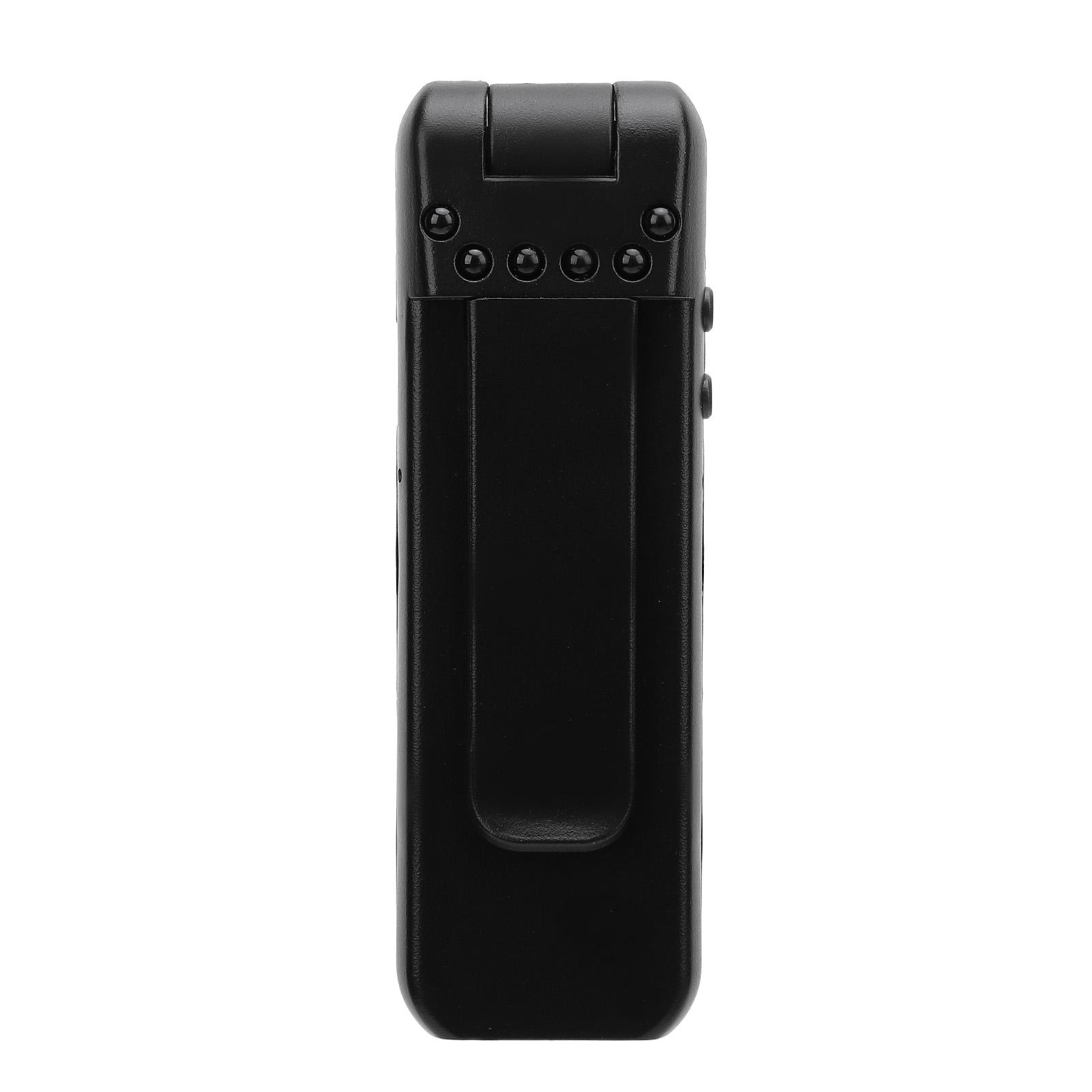 

Body Worn Camera with Clip 1080P HD Rotating Lens Night Vision Wearable Pocket Video Recorder
