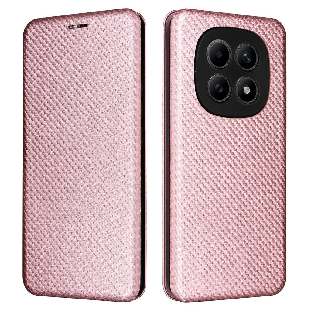 Phone Case For Xiaomi Poco M8 5G / Redmi Note 15 5G (Global) / 15 4G (Global) Carbon Fiber Texture Drop-Proof PU Leather Phone Cover