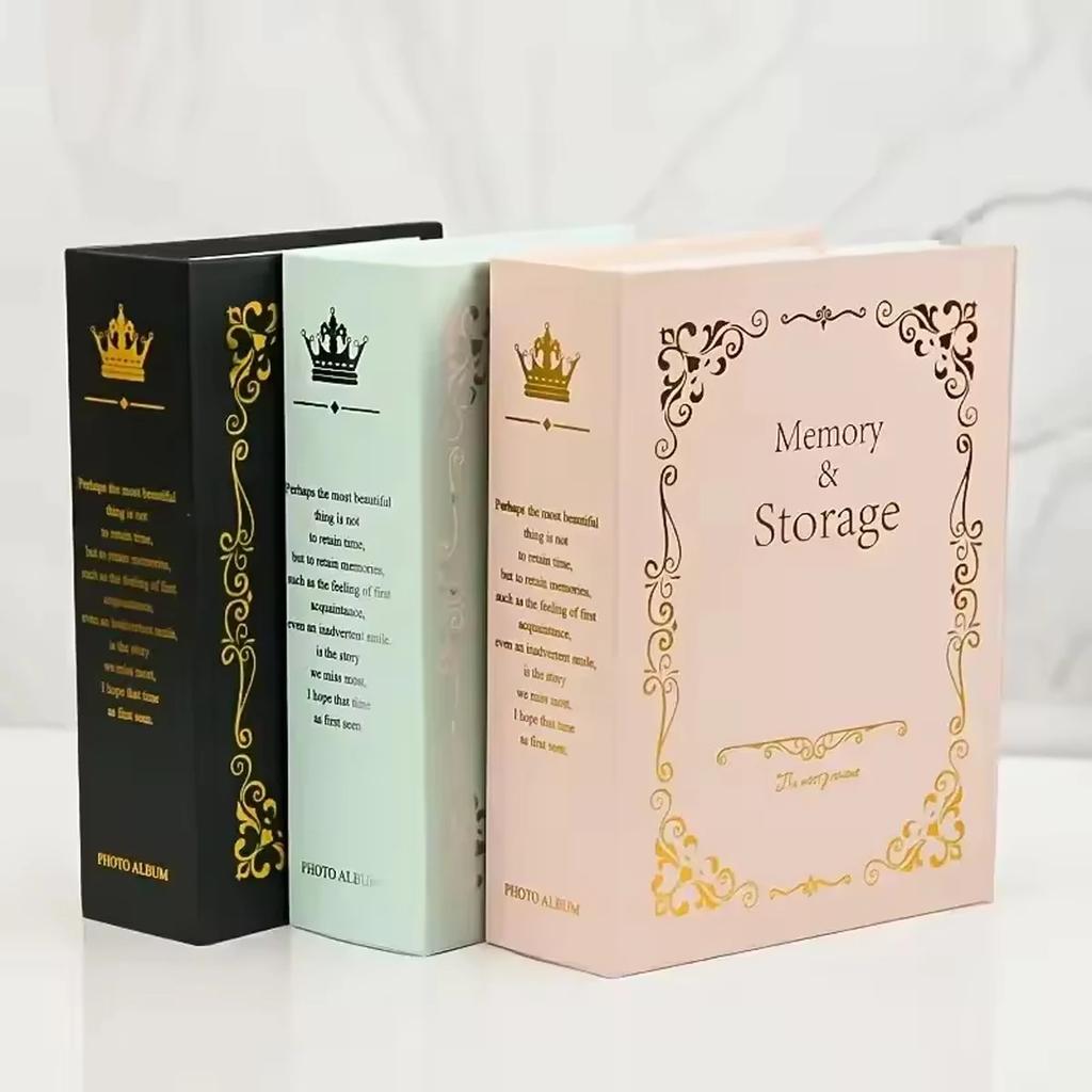 100 Bilder Taschen Vergoldetes Fotoalbum 6 Zoll Inters Fotos Buch Etui Kinder Erinnerungsgeschenk