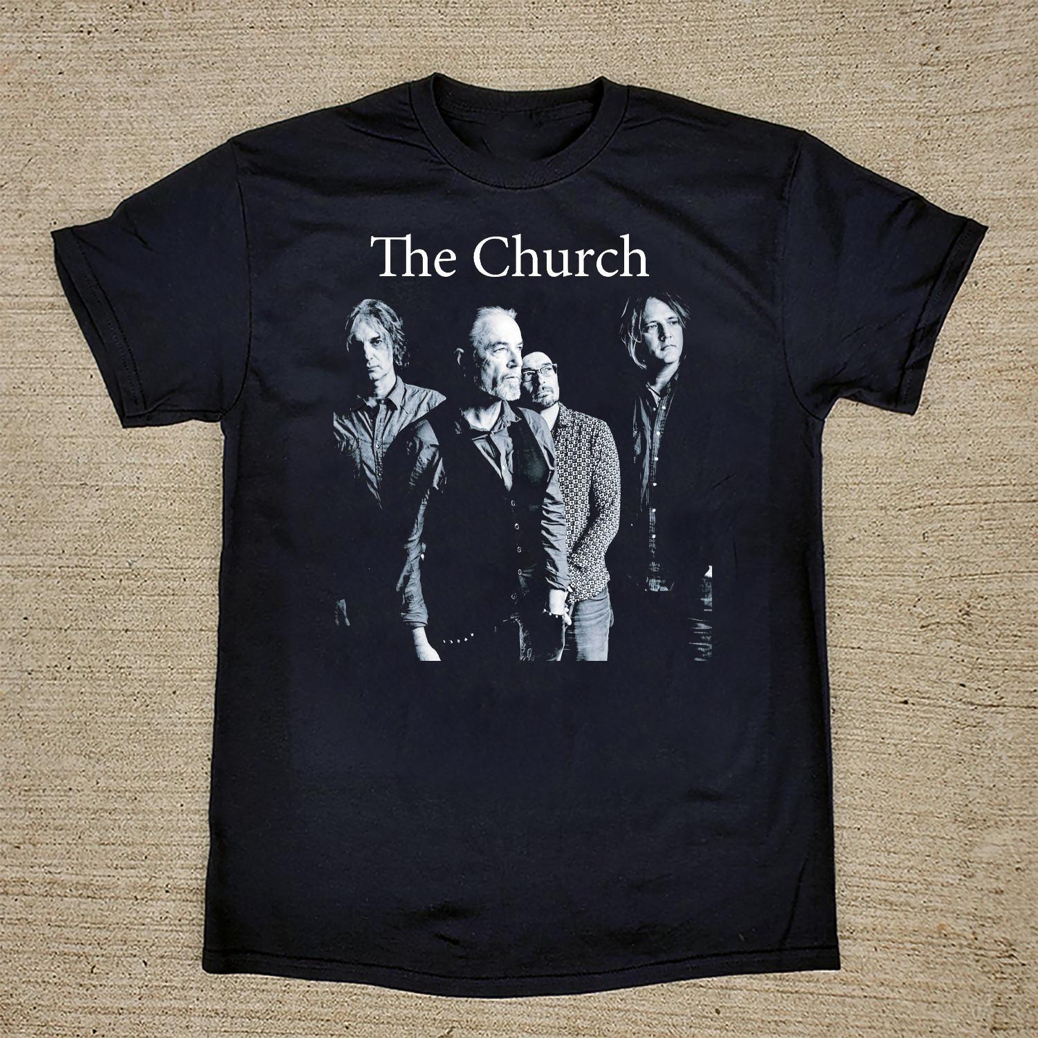 NEW THE CHURCH Band Member T Shirt Black All Size S-5XL Gift Tee FF346 Unisex T-Shirt M